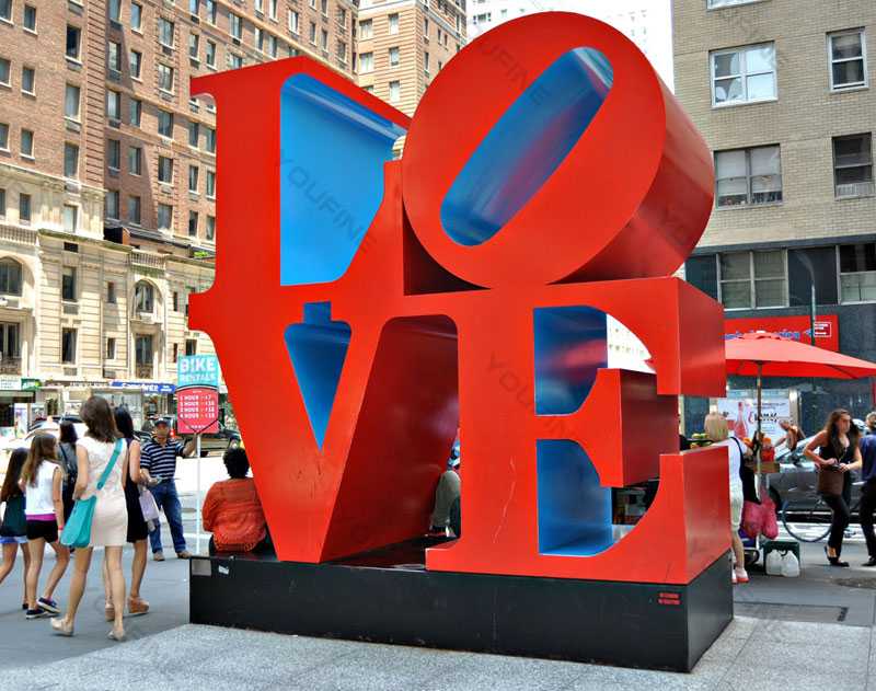 Stainless Steel Love Sculpture Feedback from Poland Customer