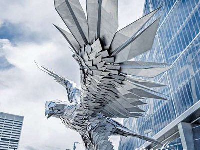 Hot Selling Products Stainless Steel Eagle Sculpture Recommended