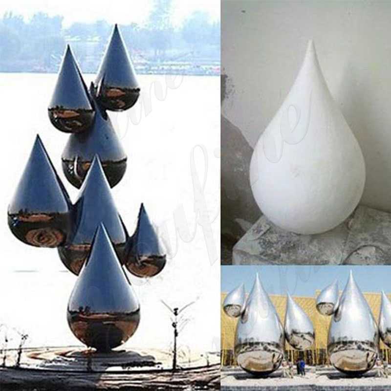 Water Drop stainless steel sculpture