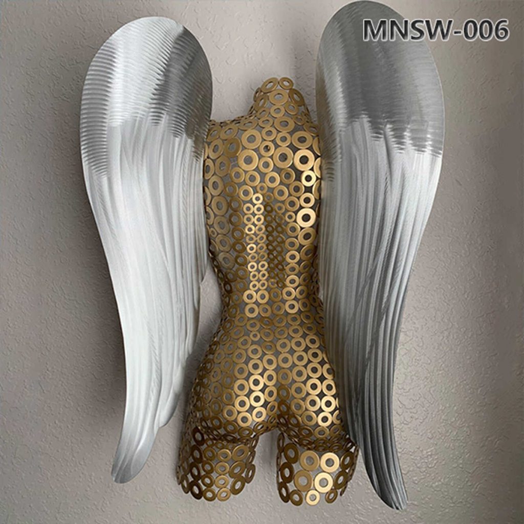 Famous Metal Female Torse Sculpture Wall Art Decor MNSW-006