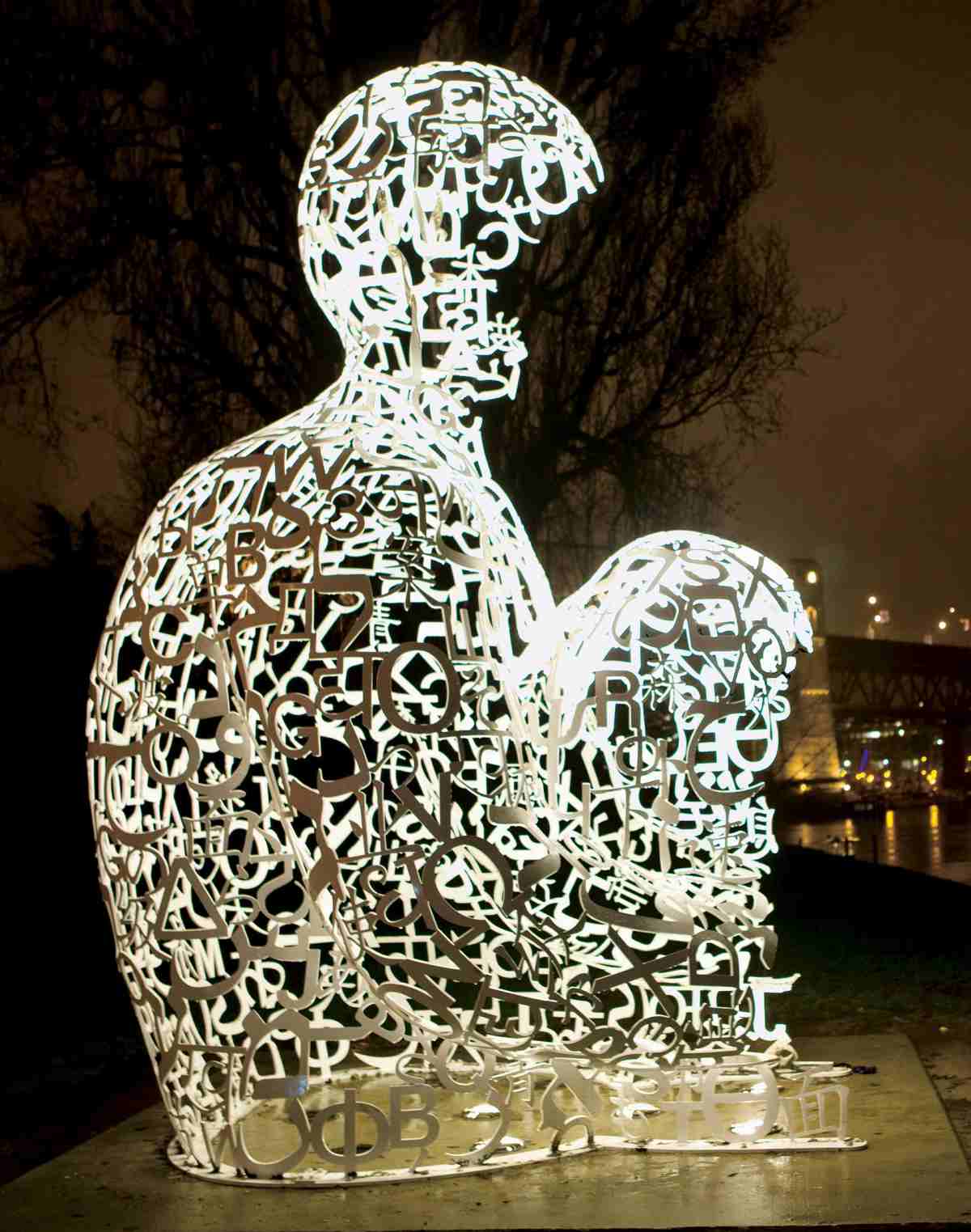 Giant Jaume Plensa Alphabet Sculpture Public Landscape Replica