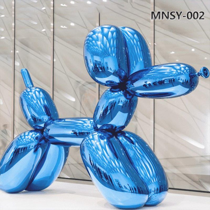Jeff Koons Blue Balloon Dog Sculpture Replica MNSY-002