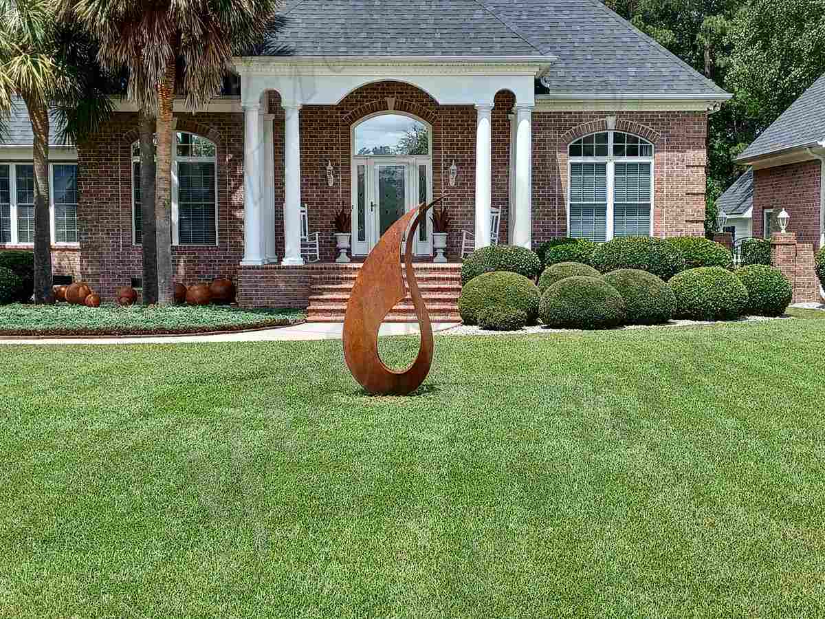 corten steel garden sculpture -YouFine