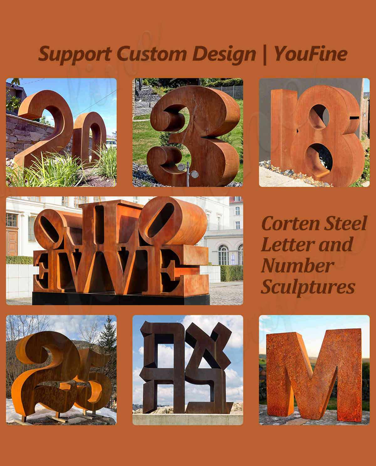 corten steel sculptures for sale-YouFine