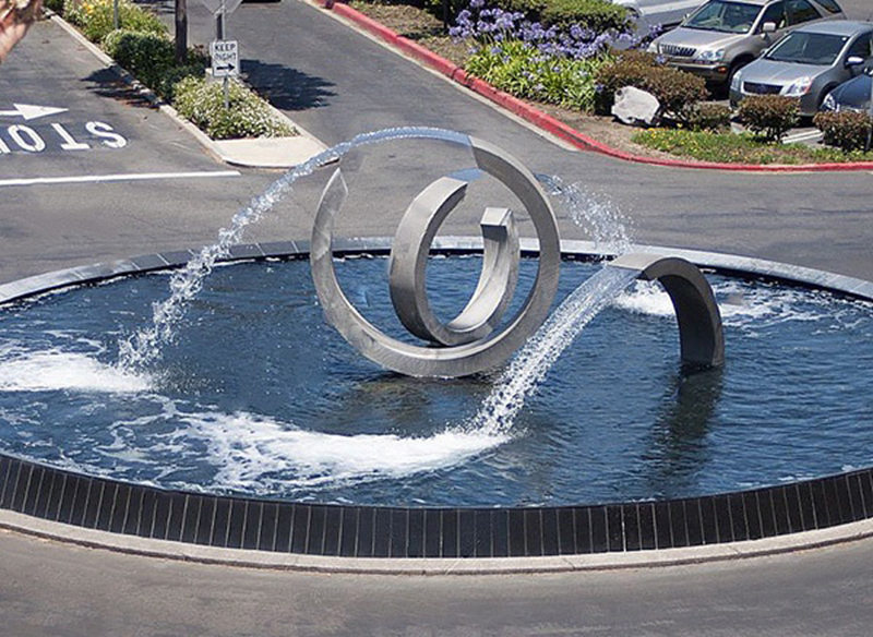 large metal outdoor fountain -YouFine Sculpture (2)