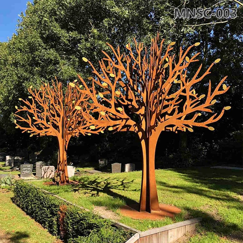 metal tree sculpture outdoor -YouFine