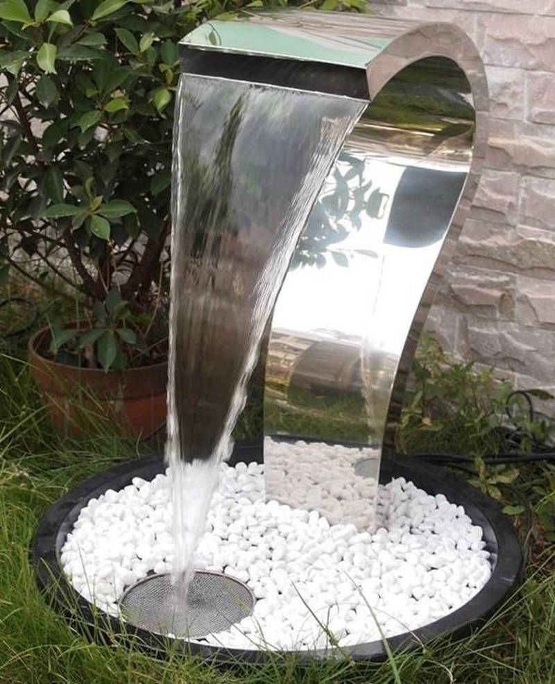 metal water feature -YouFine Sculpture (2)