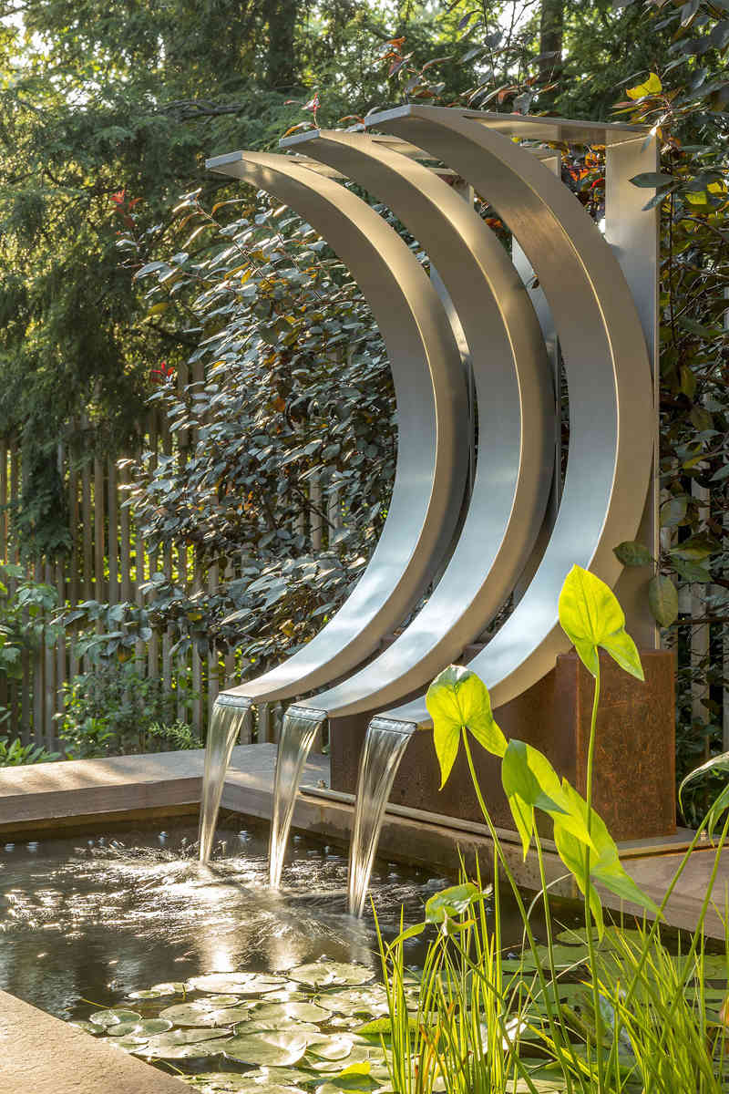 metal water feature -YouFine Sculpture