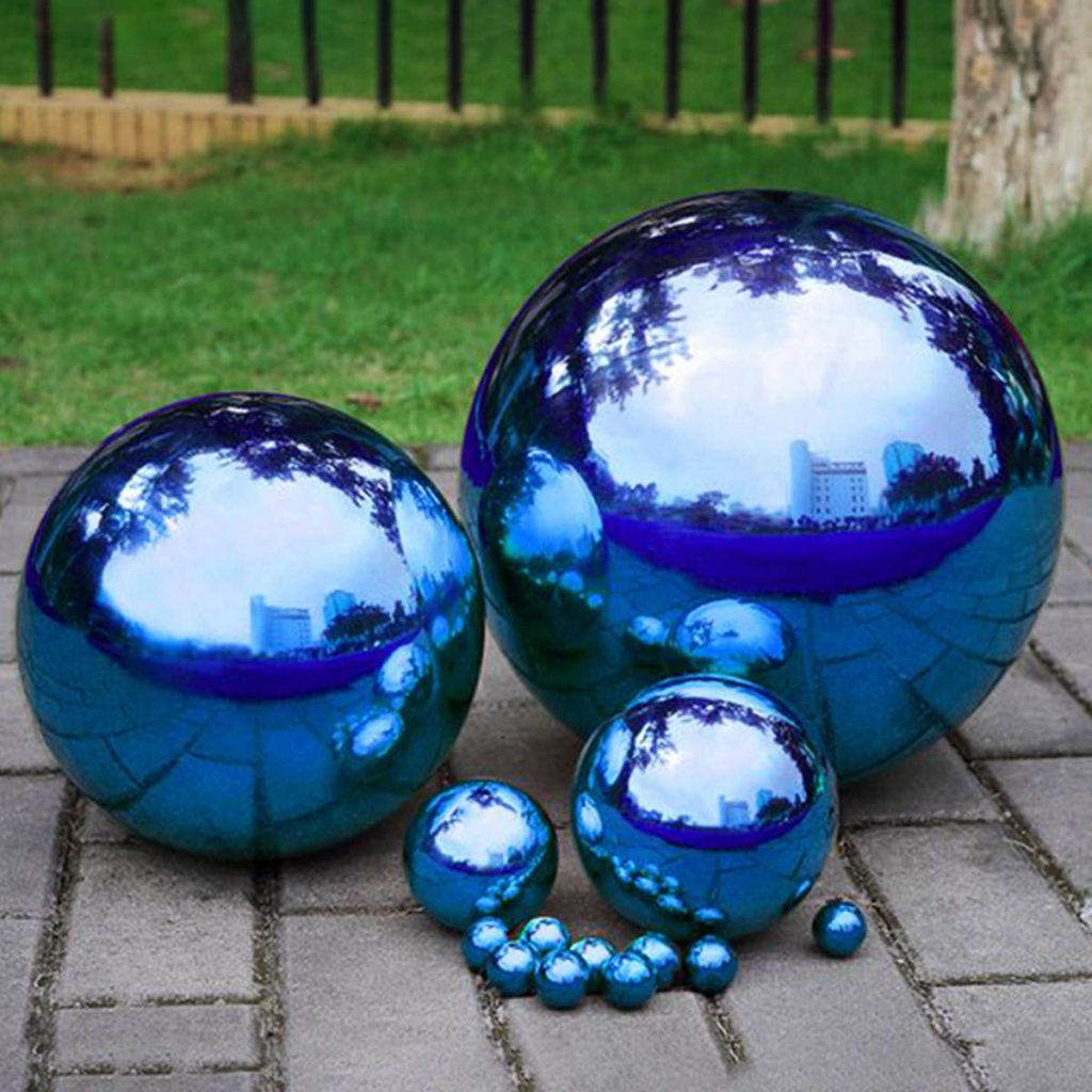 stainless steel spheres for garden -YouFine Sculpture (3)