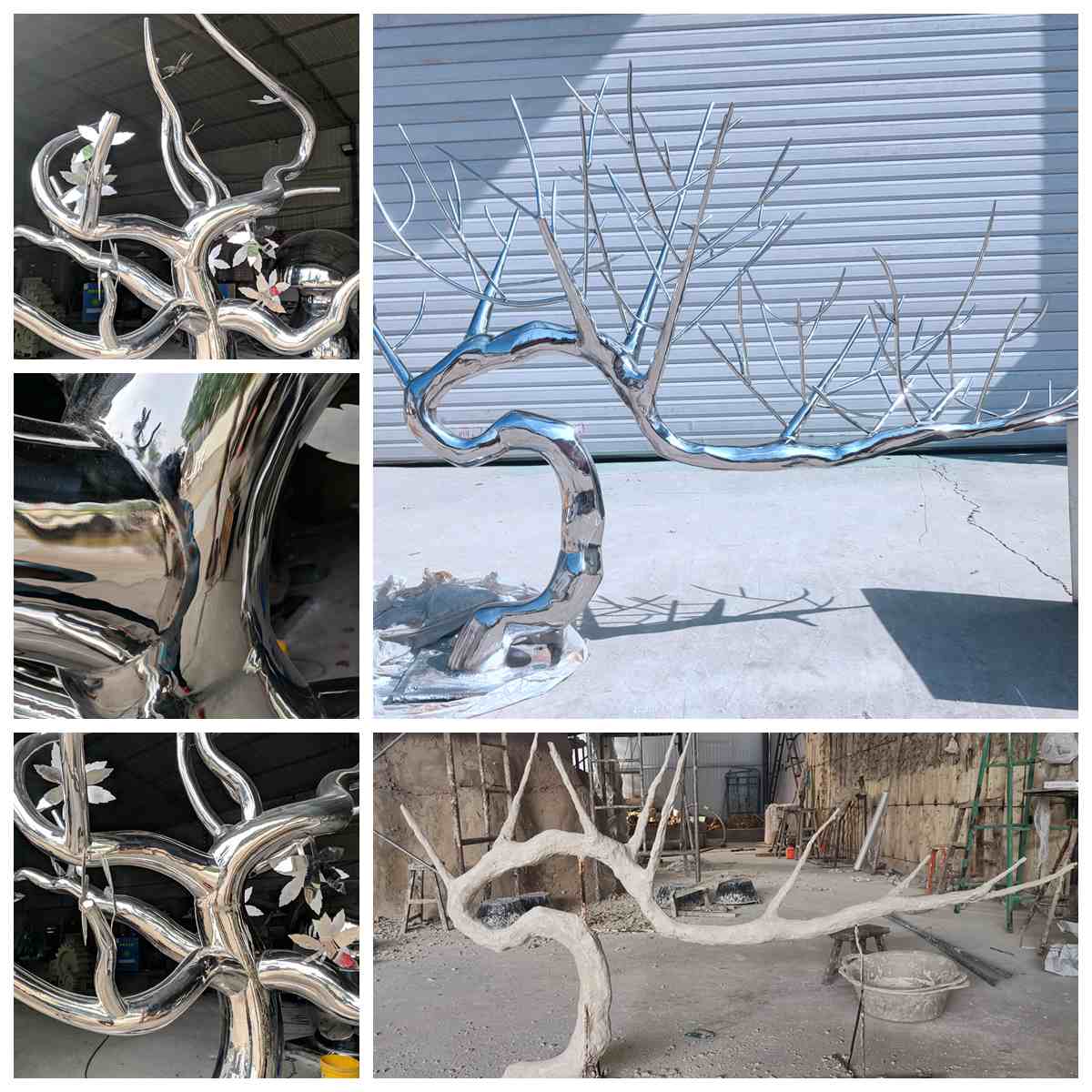stainless steel tree sculpture -YouFine Sculpture