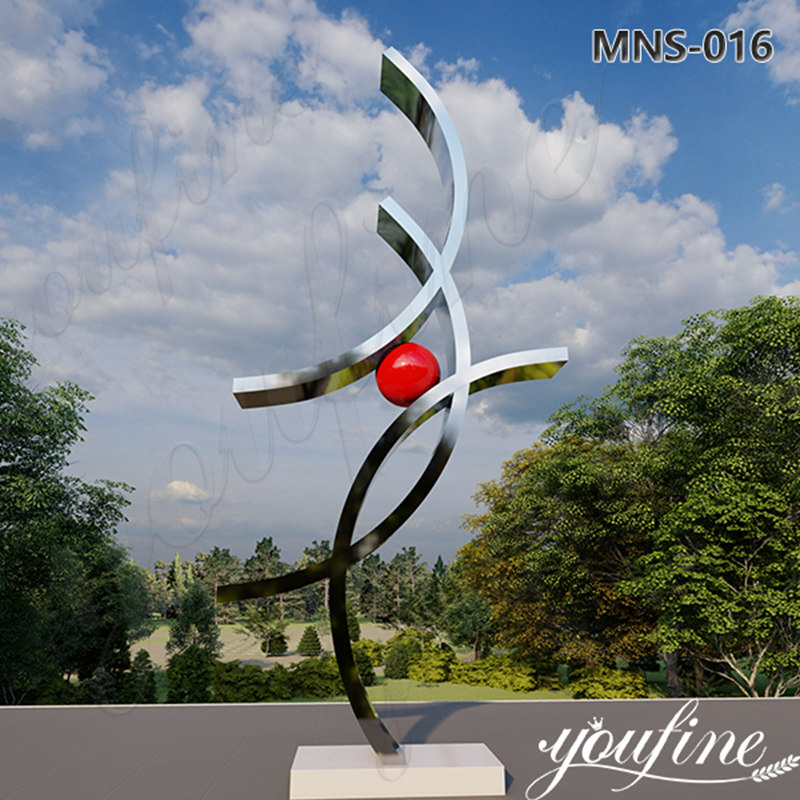 Custom Original Stainless Steel Abstract Sculpture Garden Decor MNS-016