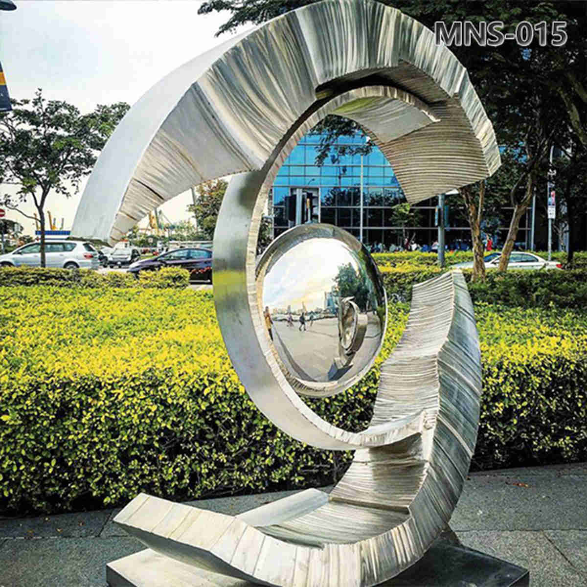 Modern Abstract Metal Sculptures Outdoor Garden Decor MNS-015