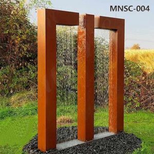 corten steel water fountain-YouFine