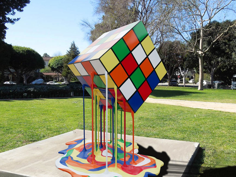 cube sculpture -YouFine