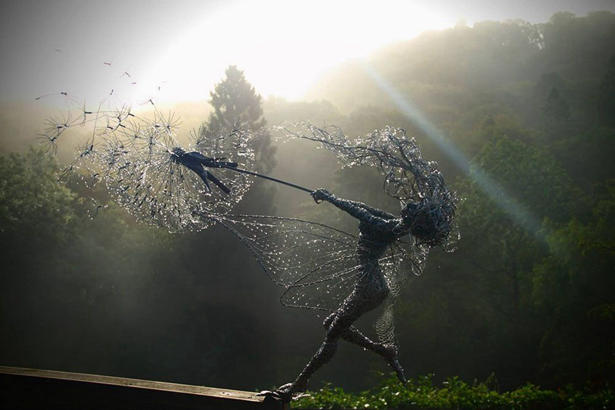 fairy and dandelion sculpture -YouFine (2)