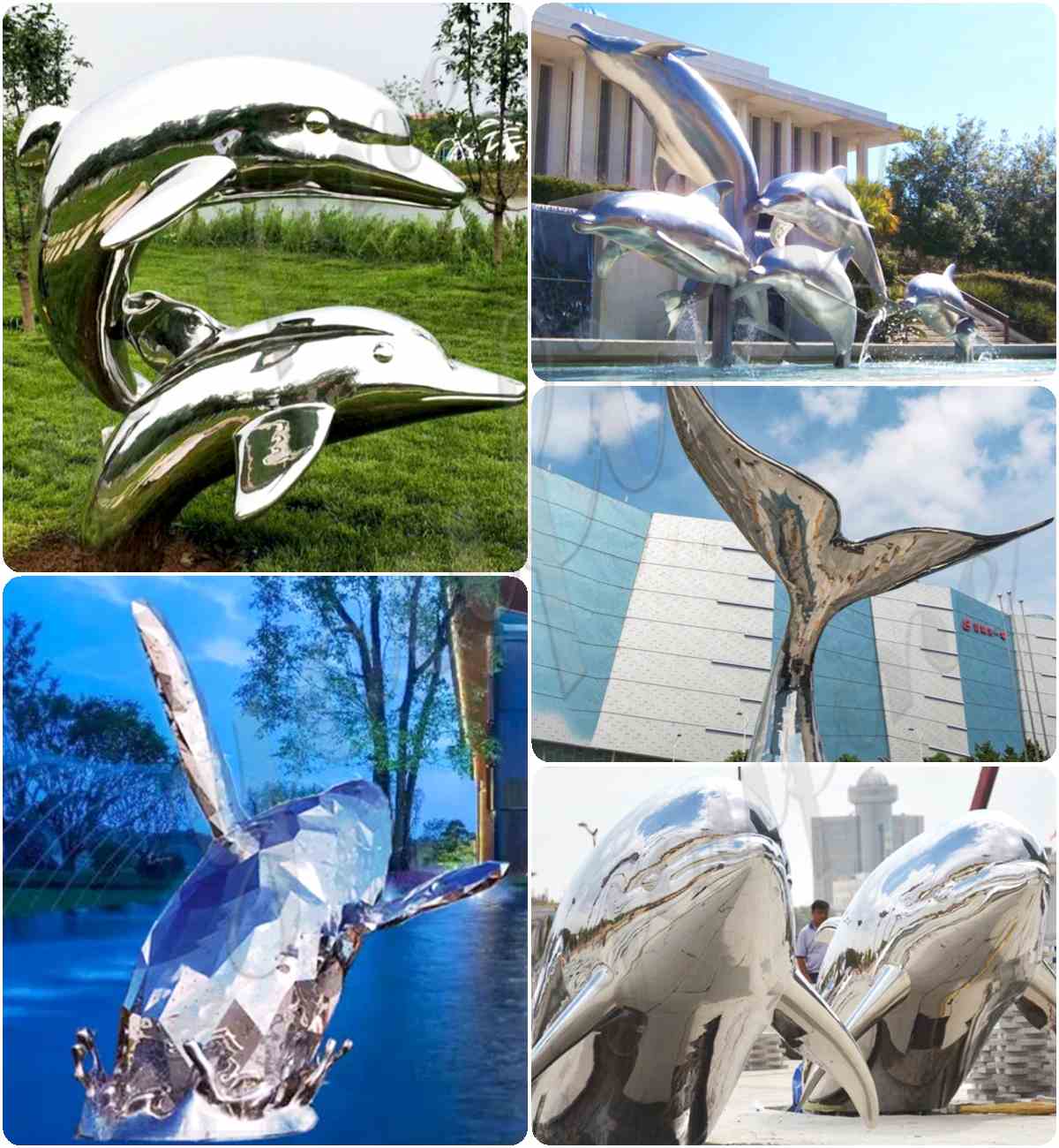 outdoor dolphin sculpture -YouFine