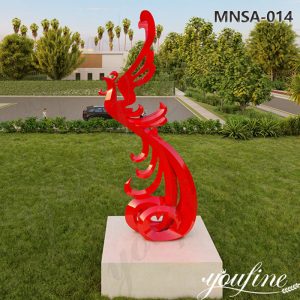 stainless steel garden sculpture