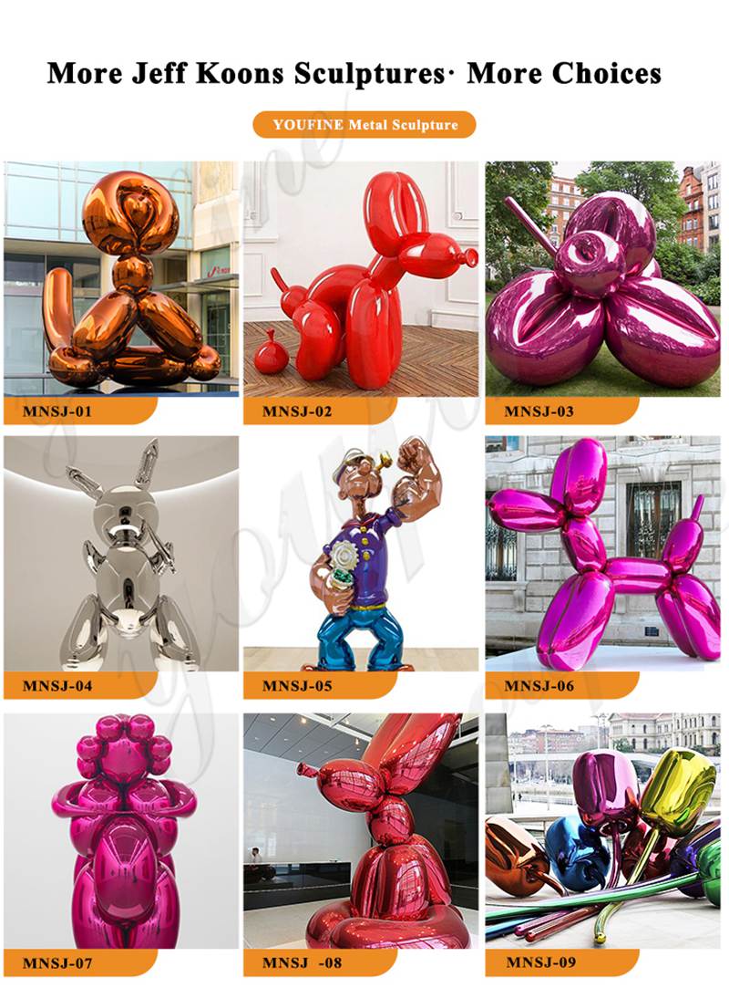 Jeff Koons Sculptures