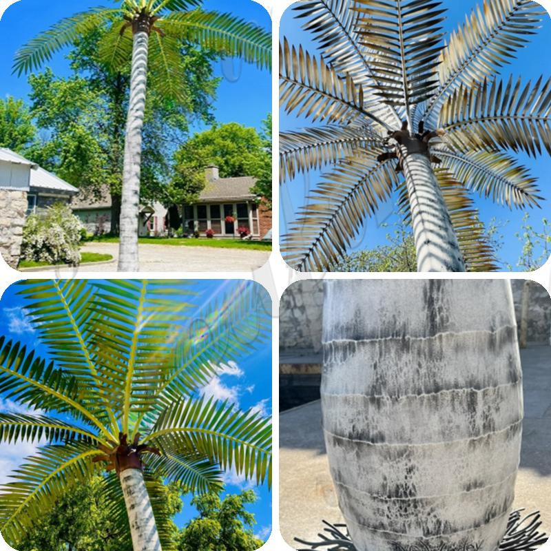 metal palm tree sculpture -YouFine