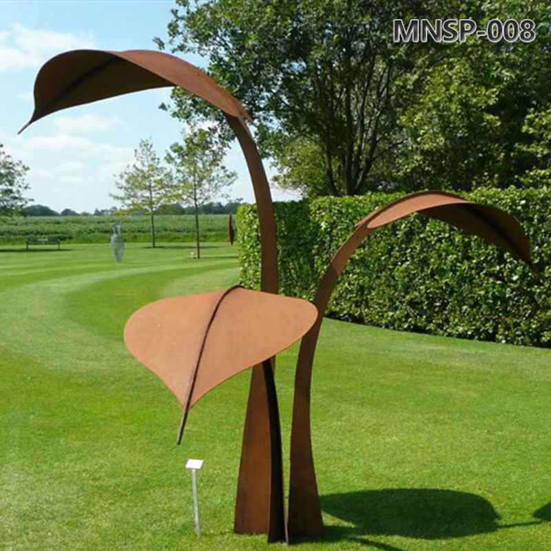 Large Corten Steel Garden Ornaments MNSP-008