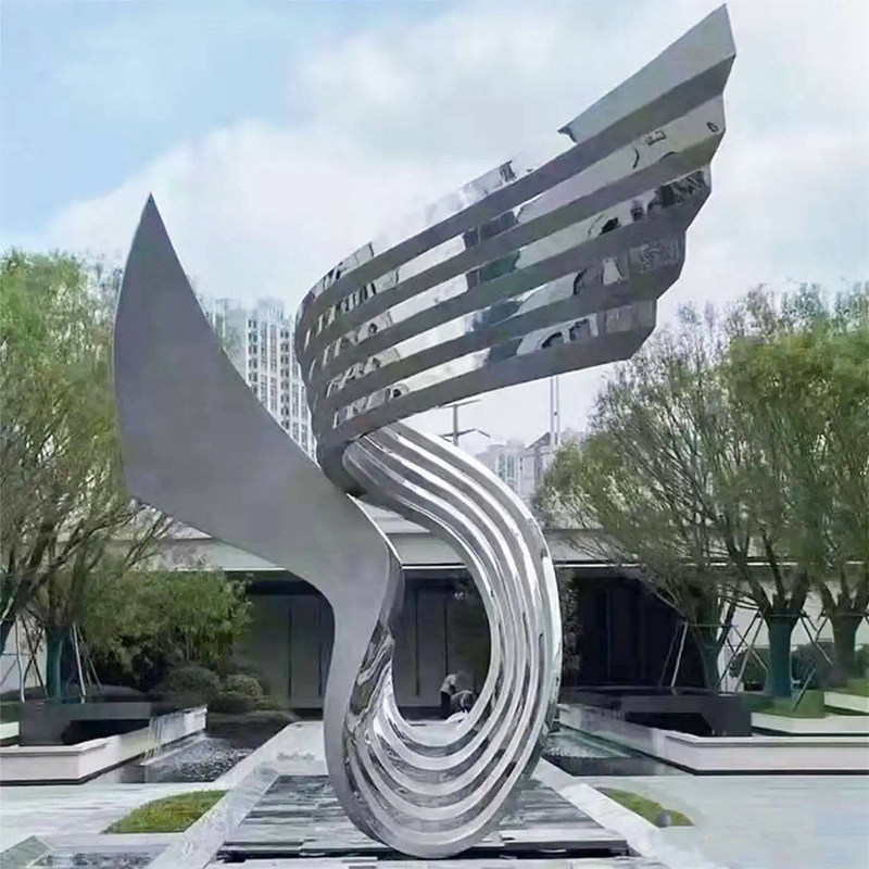 abstract stainless steel sculpture -YouFine
