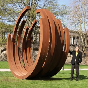 corten steel garden sculpture -YouFine