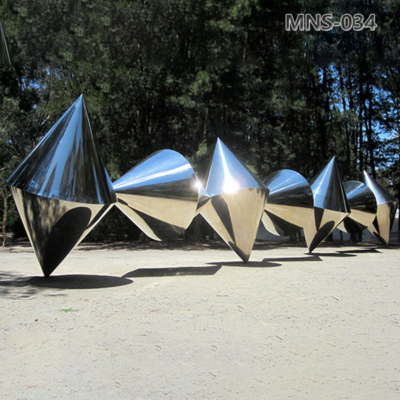 Large Shinning Stainless Steel Garden Sculpture MNS-034