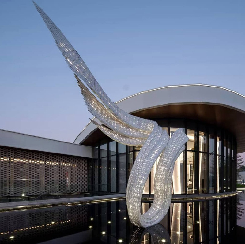 metal wings sculpture -YouFine