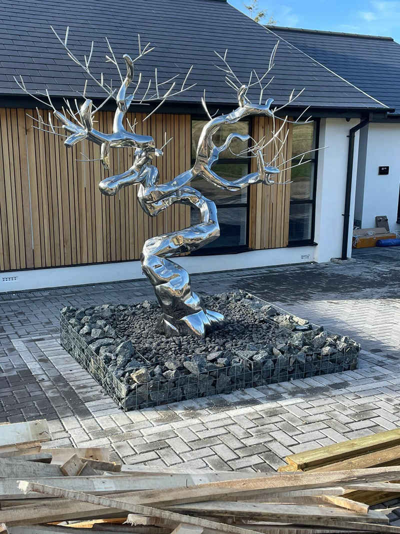 Outdoor Metal Palm Tree Sculpture for Outdoor SpaceYouFine