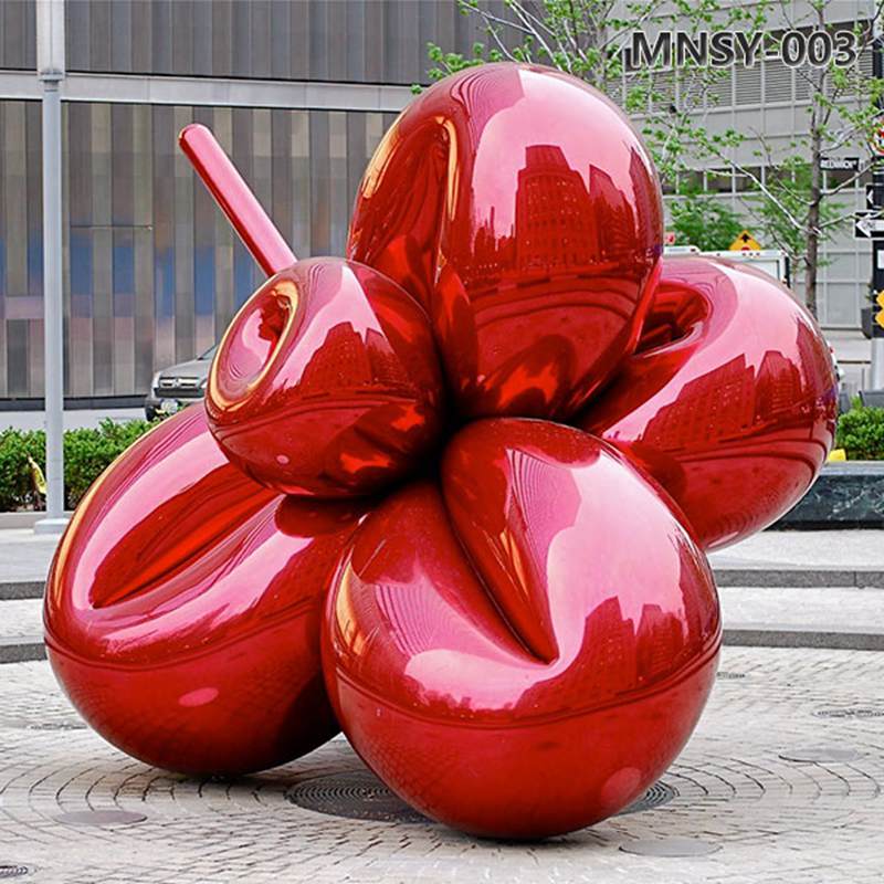 Famous Large Flower Metal Balloon Sculpture Replica MNSY-003