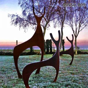 corten steel deer (1)