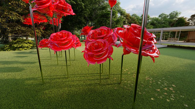 metal rose sculpture (5)