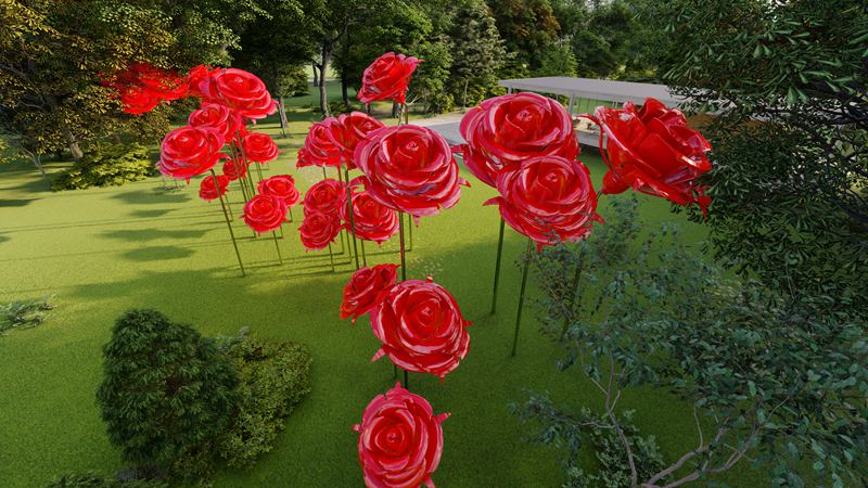 metal rose sculpture (6)