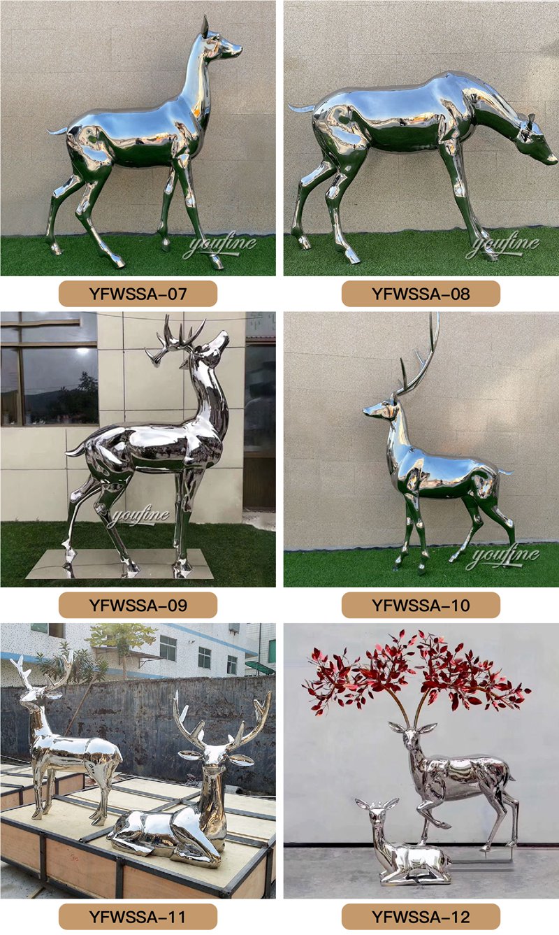 stainless steel animals sculpture for sale (6)