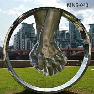 metal hand sculpture (2)