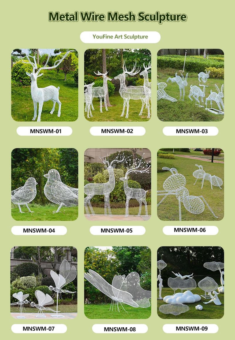 wire deer sculpture (5)
