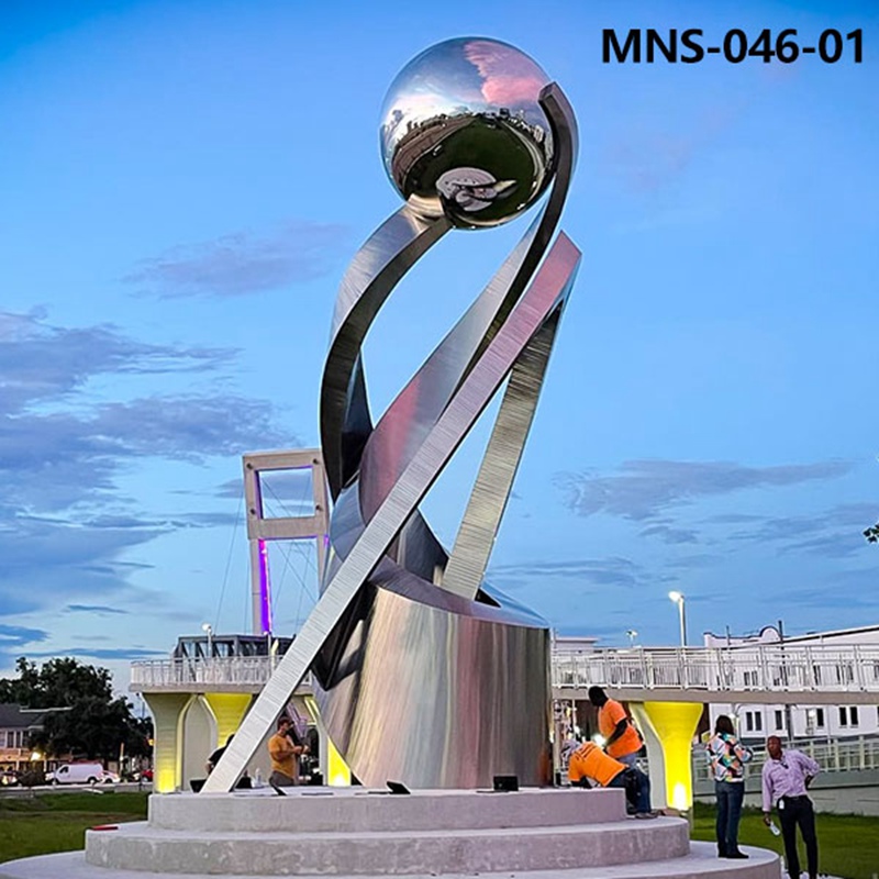 Large Outdoor Metal Landmark Sculpture for Sale MNS-046