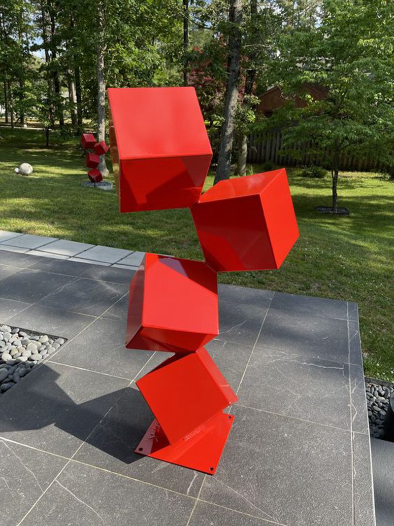metal cube sculpture (1)