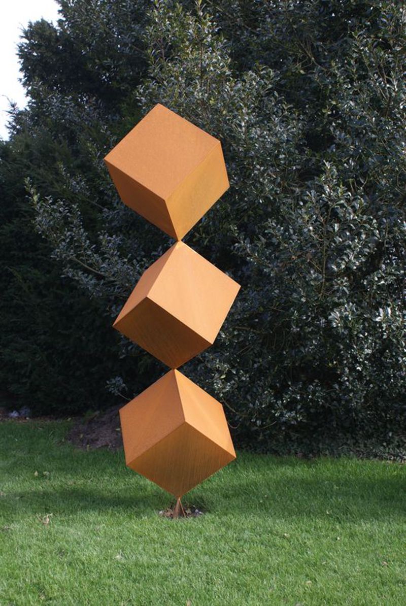 metal cube sculpture (6)