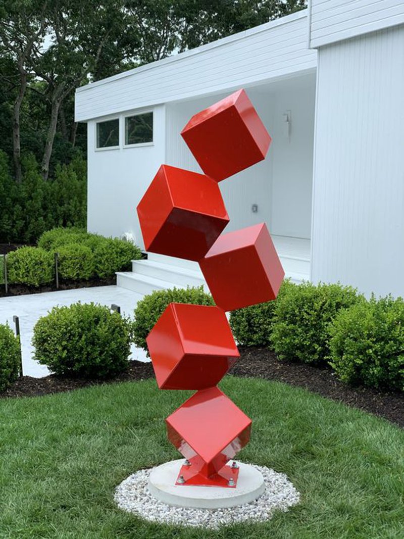 metal cube sculpture (8)