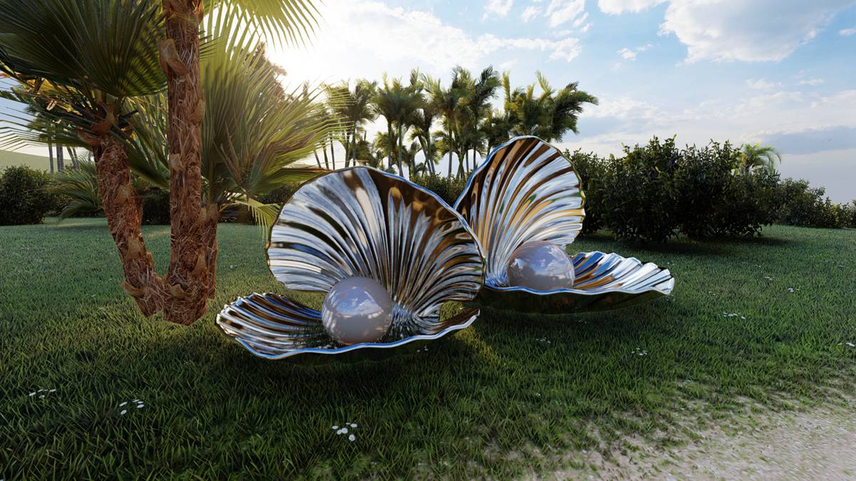 metal shell sculpture (1)