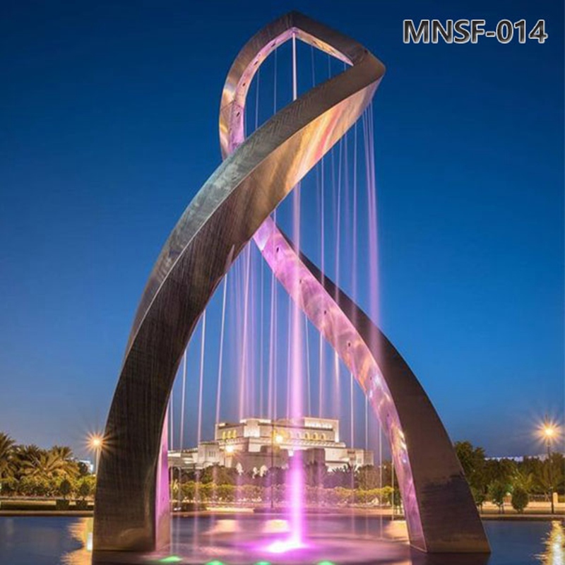Large Modern Outdoor Metal Fountains for Sale MNSF-014