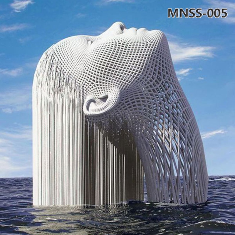 Large Metal Wire Waterfall Sculpture for Outdoor MNSS-005