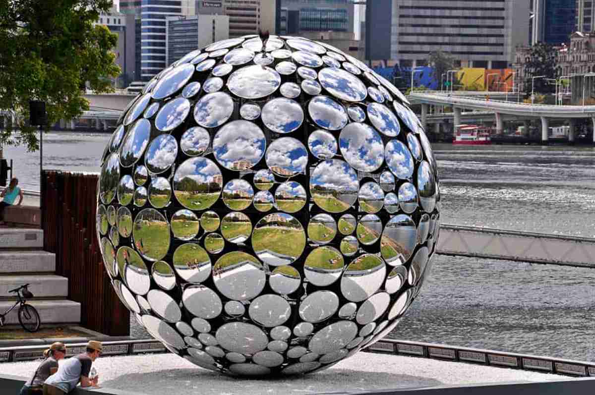 stainless steel ball sculpture (3)