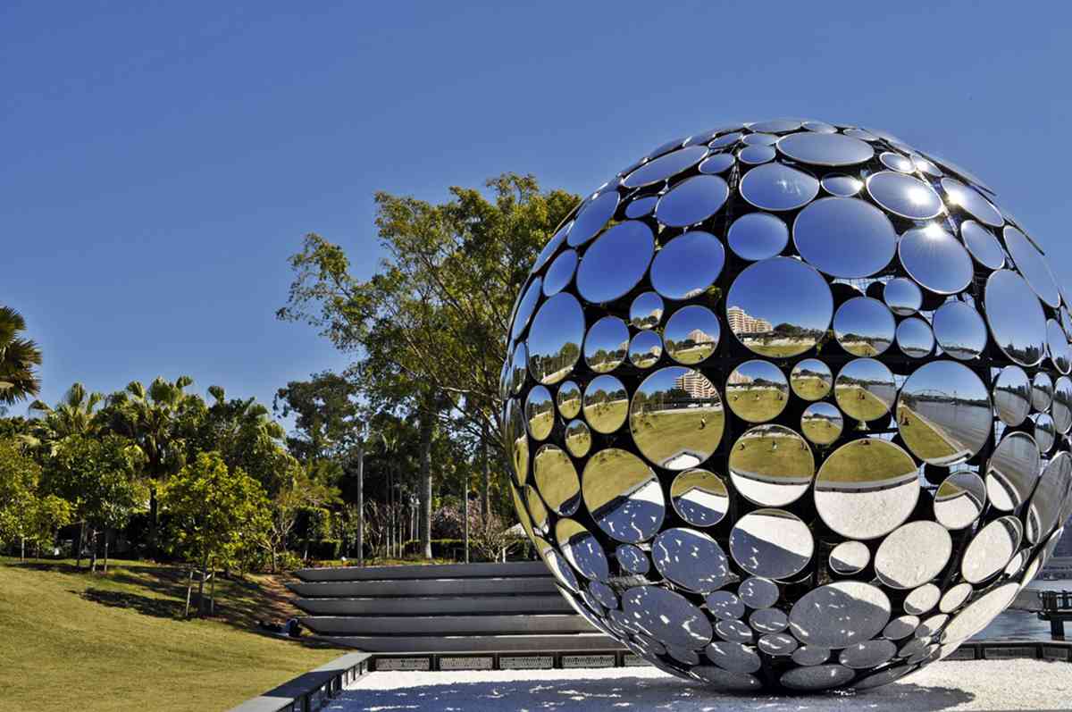 stainless steel ball sculpture (5)