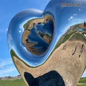stainless steel heart sculpture (5)