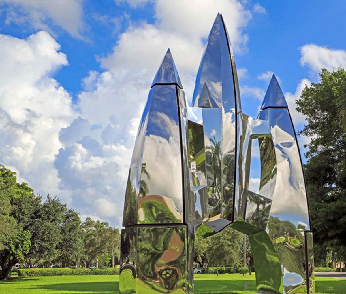 stainless steel rocket sculpture (11)