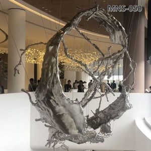 stainless steel spray sculpture (1)