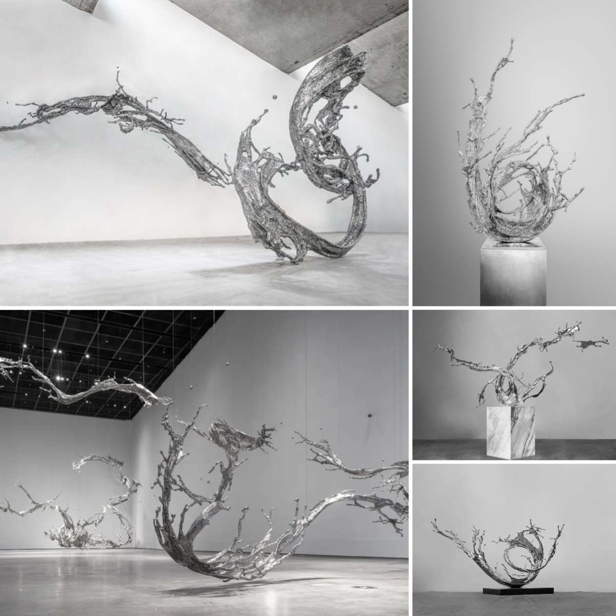 stainless steel spray sculpture for sale (14)