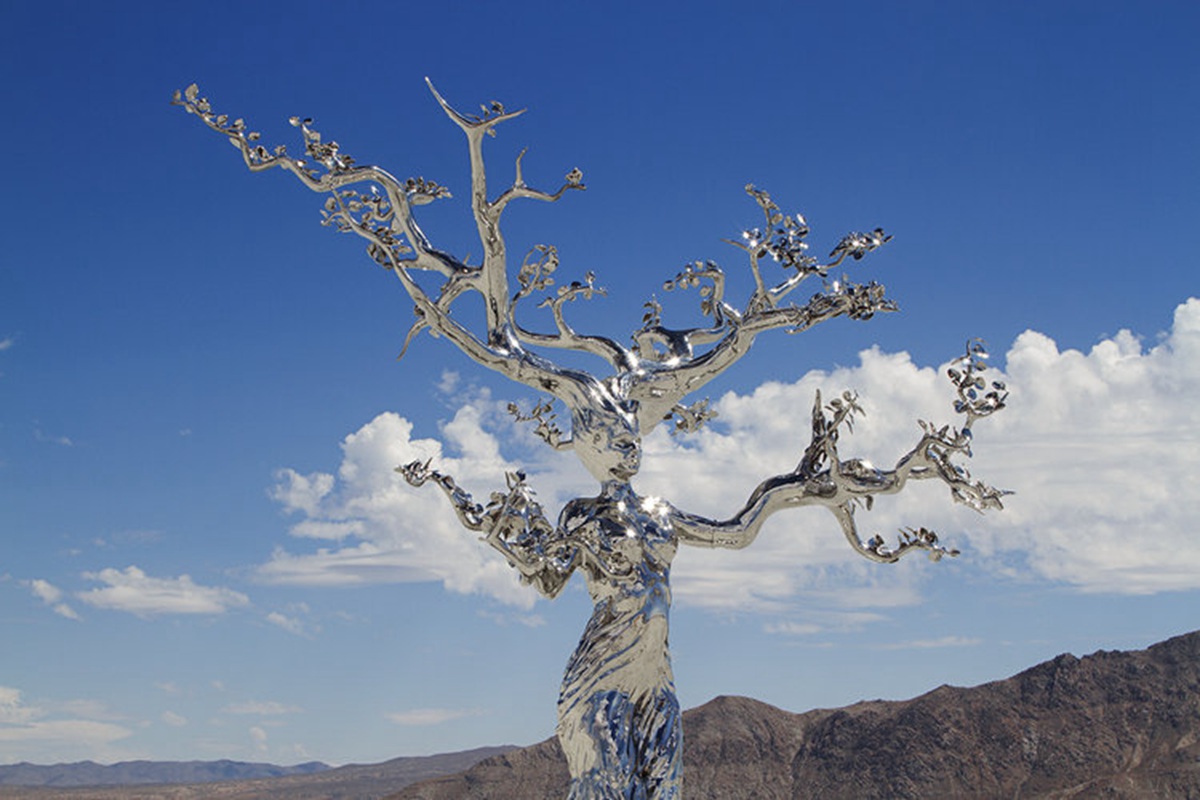 stainless steel tree sculpture (2)